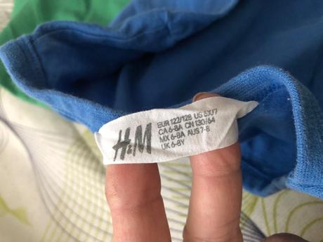 Tričká s dlhým rukávom, h&m,122