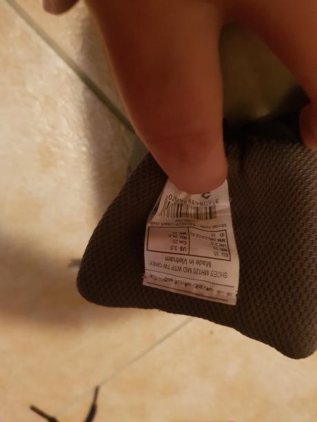 Topánky turisticke vysoké, quechua,34