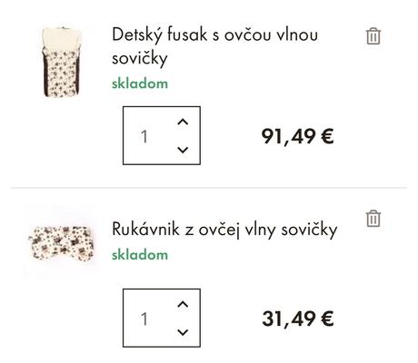 Fusak do kočíka a rukávnik,