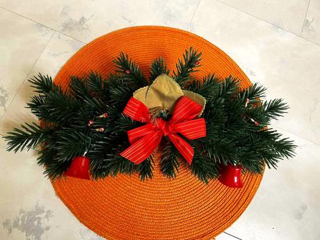 Vianočná dekorácia na dvere / kozub,