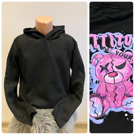 Pánska mikina s kapucňou vzadu s potlačou (l), l