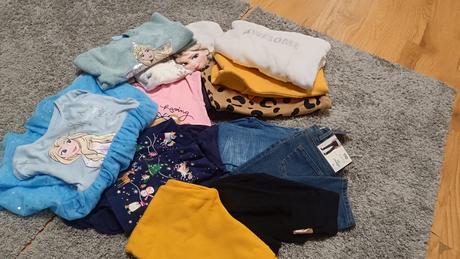 Balík oblečenia 104-110 lindex , h&m, f&f, c&a, 104–116