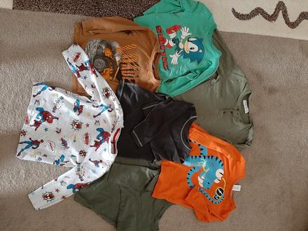 Chlapčenské tričká dlhý rukáv, h&m,104