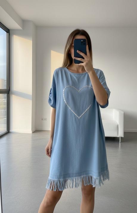 Srdiečkové šaty veľ.uni,