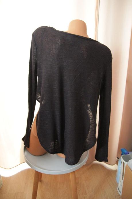 Čierny sveter h&m, m, m