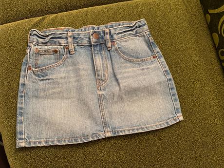 Riflová sukňa, h&m,128