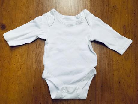 Biele body s dlhým rukávom m&s, 56