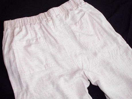 Širšie letné s ľanom, m