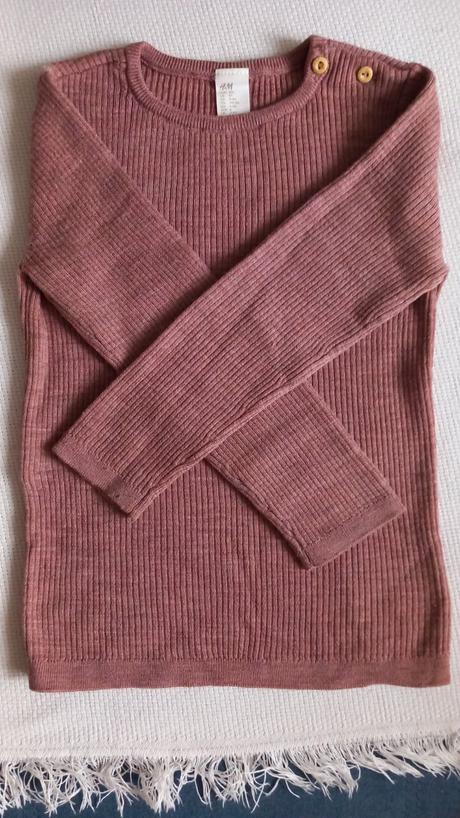 Jemný merino svetrík, h&m,110