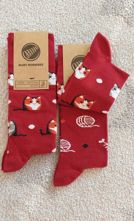 Veselé pánske ponožky mačky,