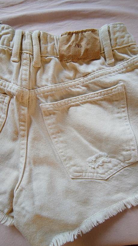 Riflové šortky, zara,158