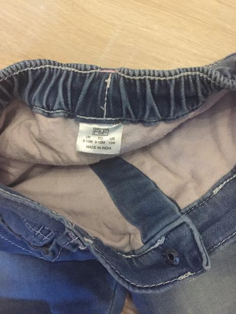 Riflové nohavice, f&f,80