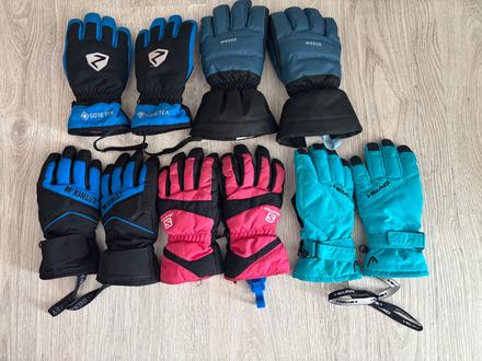 Detske lyziarske rukavice 6 - 12 rokov, salomon,104