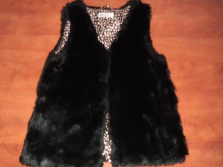 Kožušinková vesta, h&m,146