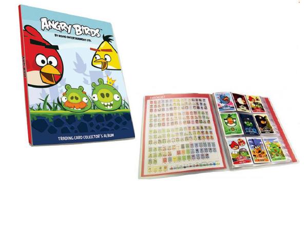 Zberateľský album na kartičky Angry birds