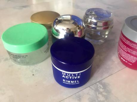 Prázdne tégliky z krémov 7 ks,