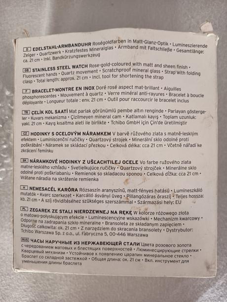 Nové dámske náramkové hodinky tchibo, tchibo