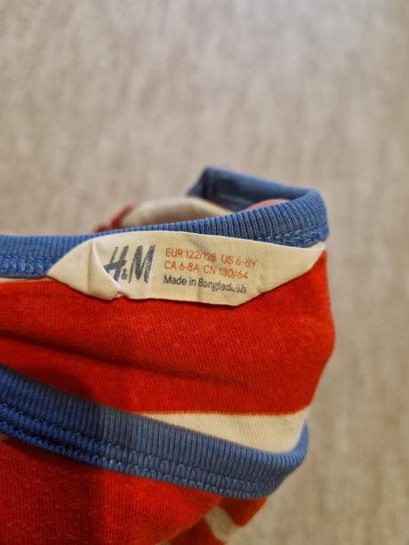 Tričká na doma, h&m,116