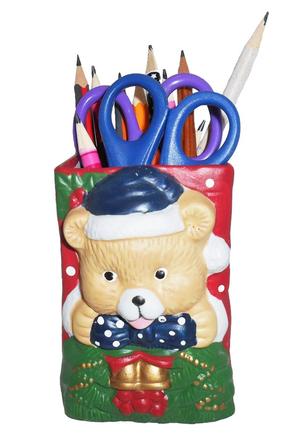 Keramický stojan na ceruzky,