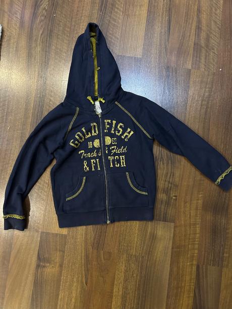 Modrá mikina gold fish 122, 122