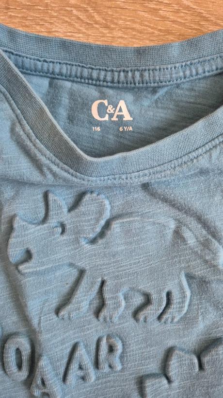 Tricko c&a dino 116, c&a,116