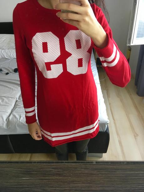 Hrubý dlhý sveter/ kratke saty, m