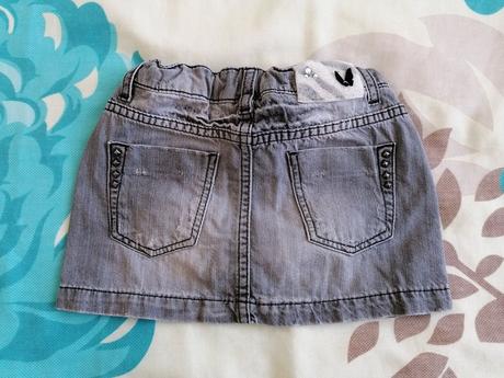 Riflová minisukňa, zara,110