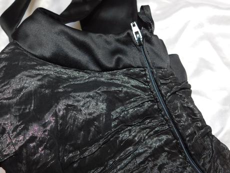 Luxusne slavnostne strečove šaty,čiernej farby s d, 38