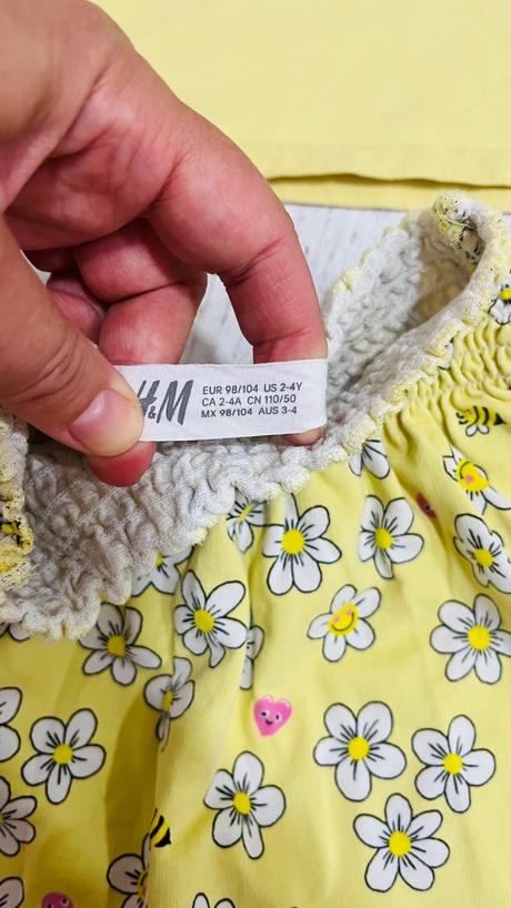 Suprava sukňa a top 98/104, h&m,98