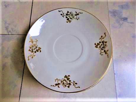 Starožitné dezertné tanieriky - 4 ks, 