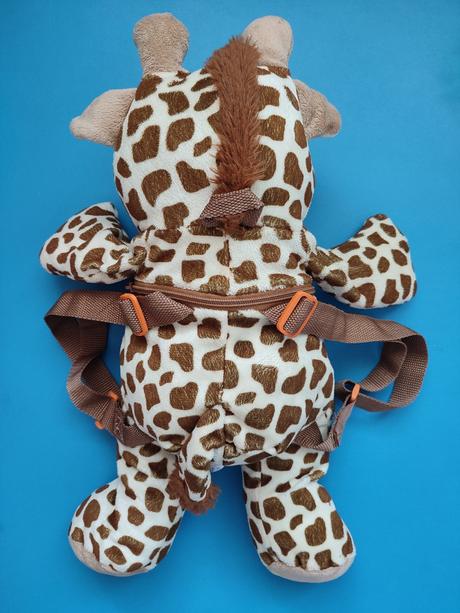 Plyšový batoh žirafa, 