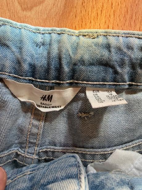 Baggy džínsy, h&m,164