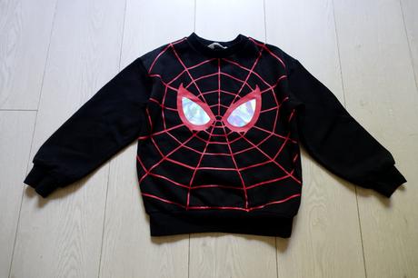 Teplejšia mikina h&m spiderman 122/128, h&m,128