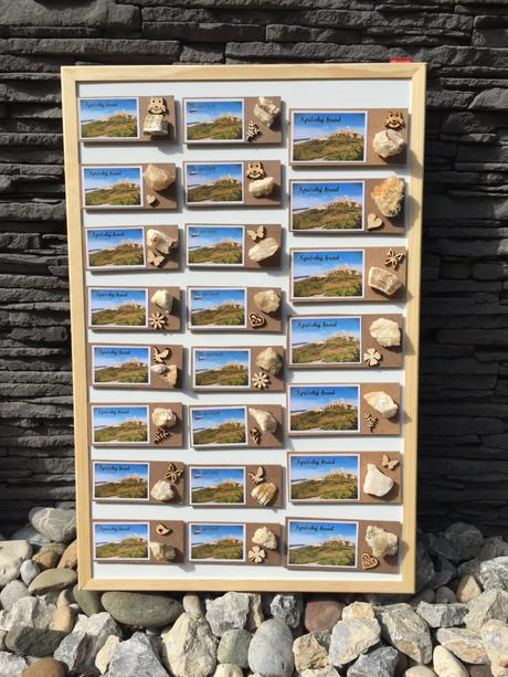 Magnetka spiššky hrad s travertinom 11x5cm,