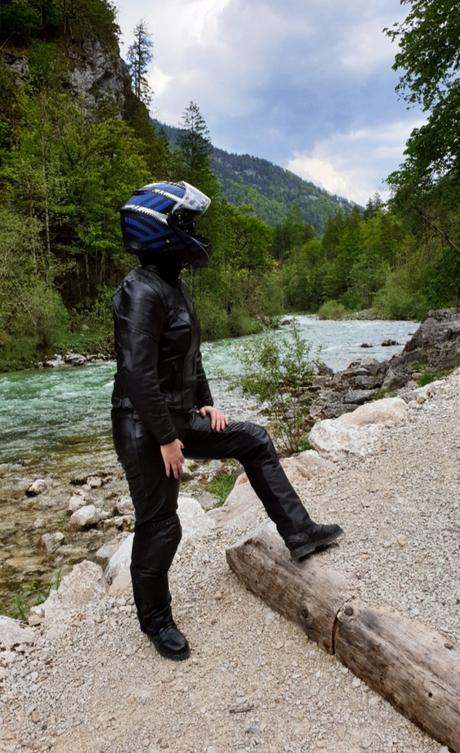 Dámske kožené moto nohavice evolution 44, xl