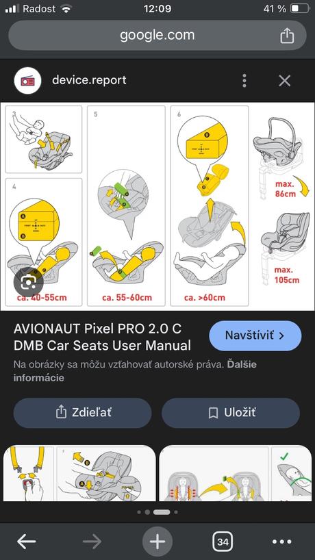 Autosedačka, avionaut