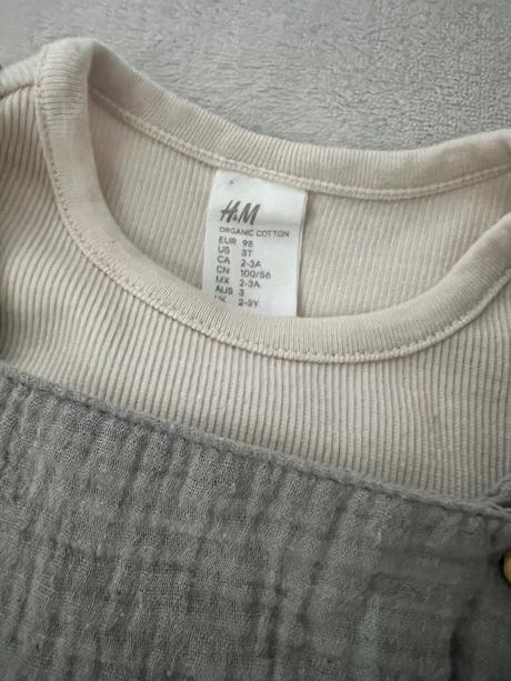 Dvojdielna bavlnená súprava h&m, h&m,98