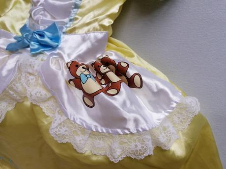 Zlatovláska a tri medvede exkluzívny kostým v.104,