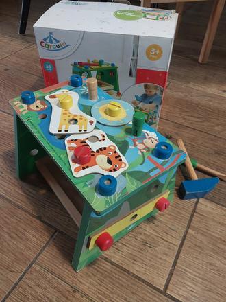 Stolček drvený na hranie, 