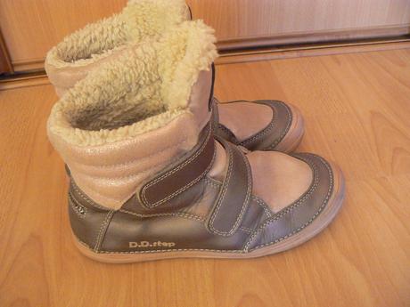 Dievčenské zimné topánky, d.d.step,36