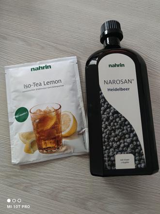 Čučoriedkový sirup+ iso tea nápoj, 