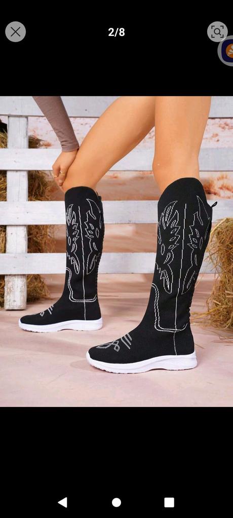 Látkové čižmy/cena s poštovným, 36 / 38