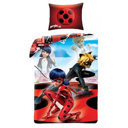 Obliečky kúzelná lienka a čierny kocúr maska, šírka (cm): 140,dĺžka (cm): 200