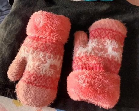 Teplé palčiaky č.110/116, 110