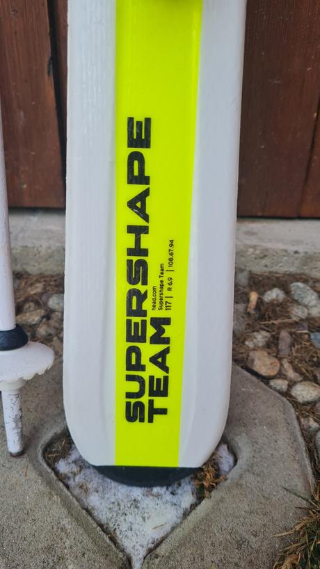 Detské lyže head supershape 117, head,110-119 cm