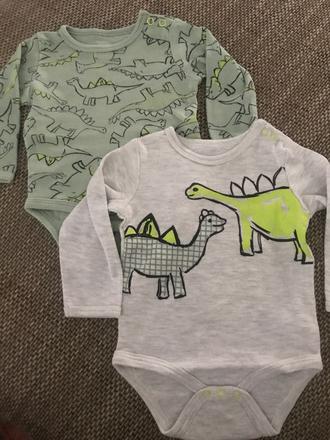 Chlapčenské body dlhý rukáv 2x, pepco,68