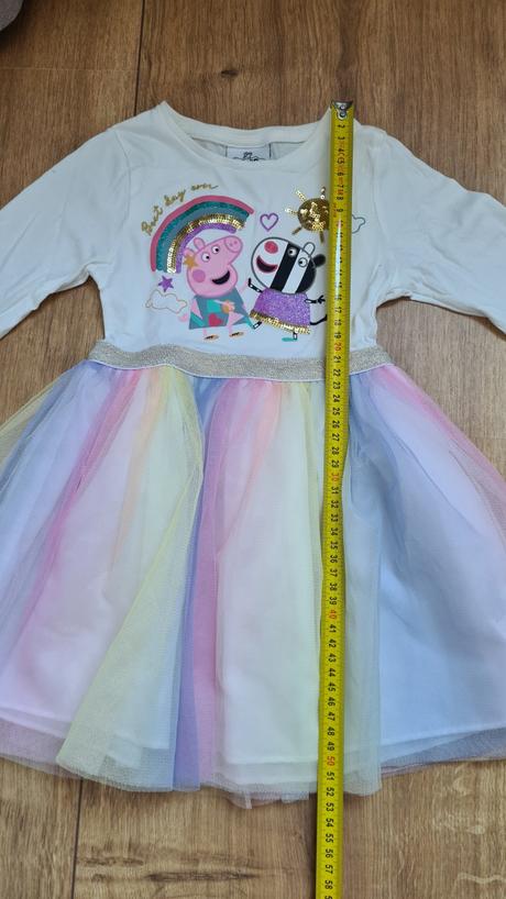 Šaty peppa pig, tesco,104