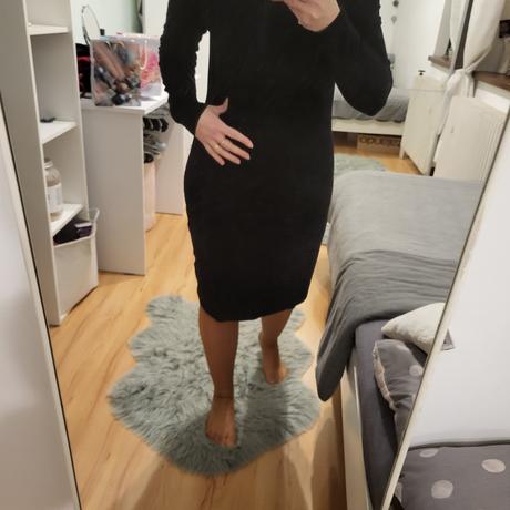 S/m lezerne saty s viazanim okolo krku, m