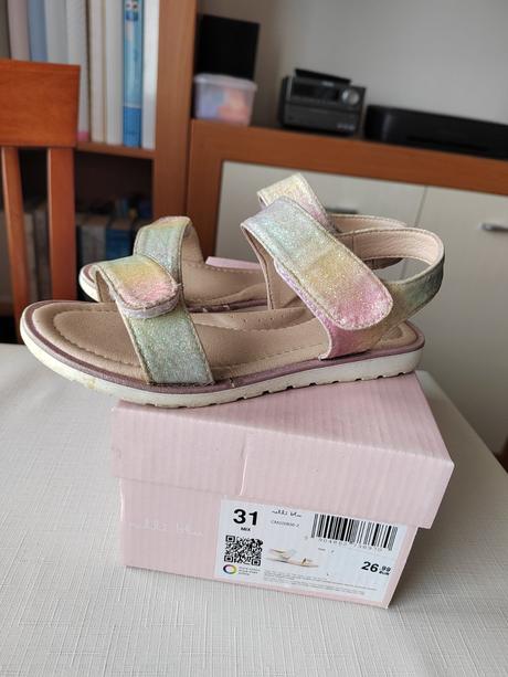 Sandále nelli blu - trblietkavé v.31, nelli blu,31