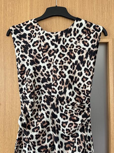 Letné šaty so zvieracím vzorom, s